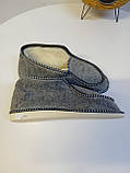 Тапочки з овечої шерсті-"Вишивка"., фото 8
