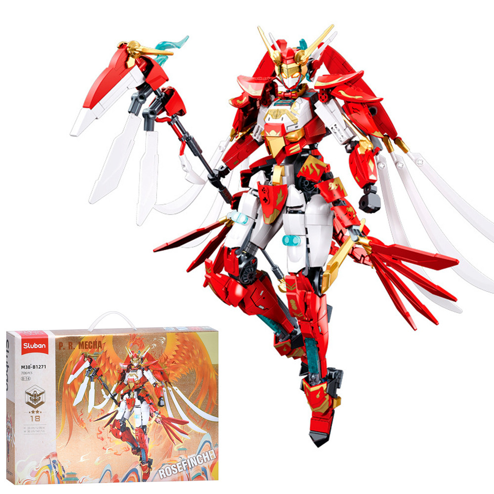 Конструктор SLUBAN M38-B1271 робот, 706 дит., Кор., 47,5-33-7 см., фото 1