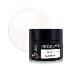 Камуфлююча база French base №09 30 ml ADORE PROFESSIONAL