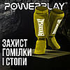Захист гомілки і стопи PowerPlay 3054 Classic Shin Оливковий L, фото 2