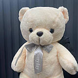 М'яка іграшка Ведмедик 55см Колір лавандовий, фото 3