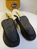 Тапочки з овечої шерсті., фото 4