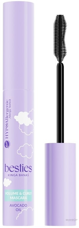 Туш для вій Bell HypoAllergenic x Besties Volume & Curly Mascara 8 г, фото 1