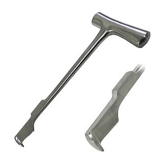 Ніж — долото для поздовжнього розсічення грудини Lebsche. Довжина 24,5 см SURGIWELOMED