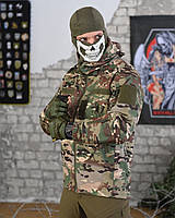 Армейская мужская куртка мультикам, тактическая куртка осень зсу, военная куртка softshell multicam fd915