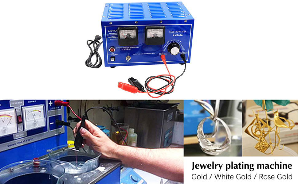 Гальванічна машина Electro-Plater P220A для покриття золотом, білим та рожевим золотом