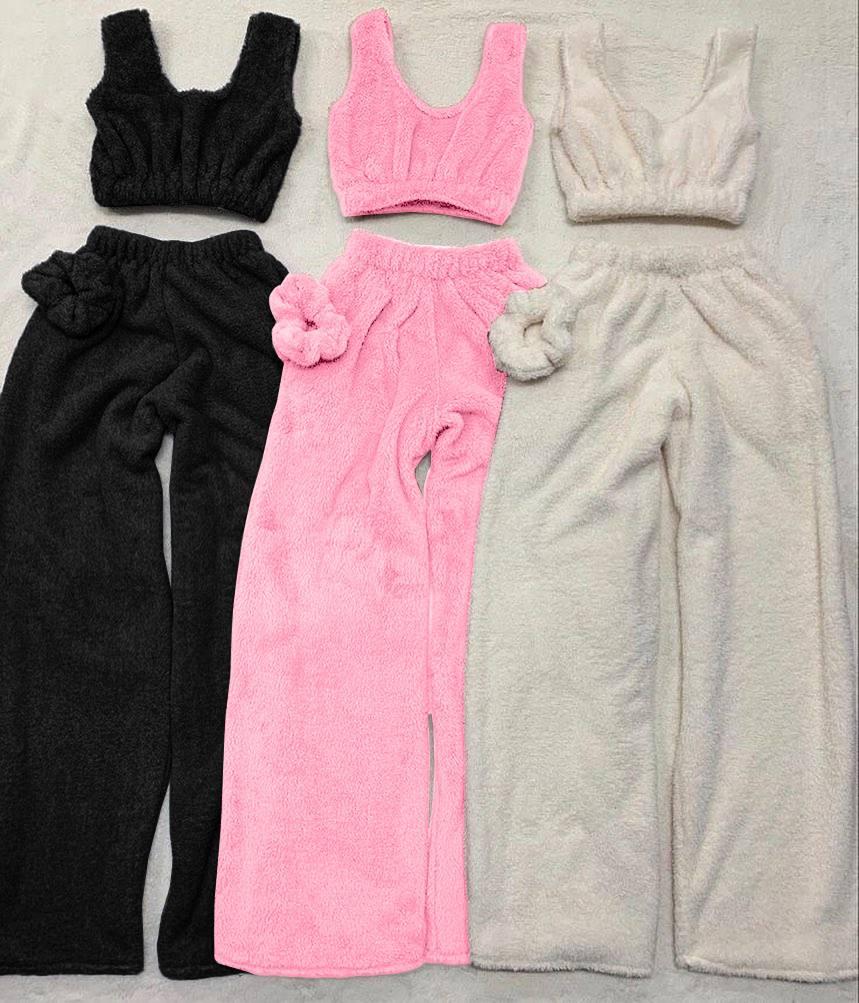 Піжама : топ + штани + різиночка рожевого кольору, фото 1