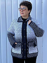 Жіноча кофта великого розміру (з 52 по 62 розмір)