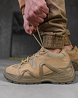 Тактические демисезонные кроссовки койот, военные кросовки зсу материал нубук fd915