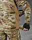 Тактичний костюм чоловічий Multicam | Військовий камуфляжний комплект для тренувань, полювання та активного відпочинку - фото 8 - id-p2785920561