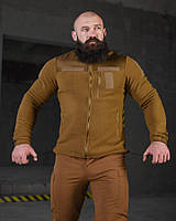 Тактический армейский комплект флисовая кофта + штани Dabl Twill цвет койот, костюм зсу fd915