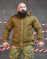 Тактическая куртка зсу койот, военная демисезонная куртка зсу, армейская куртка койот с капюшоном fd915