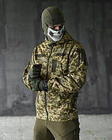 Чоловіча куртка рипстоп піксель, тактична куртка піксель зсу, камуфляжна куртка осінка fd915