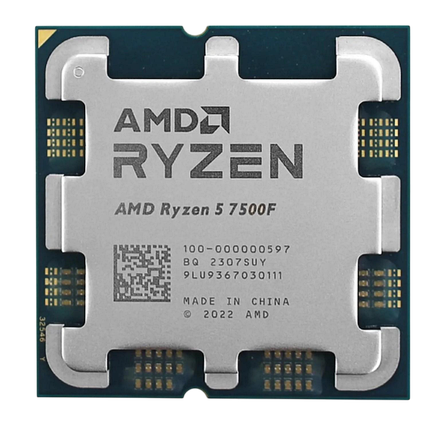 Процесор AMD Ryzen 5 7500F Socket AM5 OEM (100-000000597) Б/В, фото 1