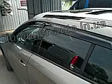 Вітровики, дефлектор вікон Renault Megane Grandtour III (Рено Меган універсал 3) 2009-2014 (Hic), фото 9