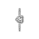 Срібна каблучка Pandora «Щирі почуття» 198421C01 16 мм, фото 2