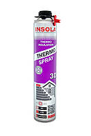 Напилюваний поліуретановий утеплювач INSOLA Thermo Spray 850 мл