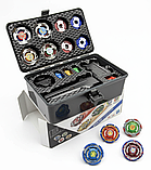 Бейблейд Ігровий набір BeBlade у кейсі (4 вовчки + 2 запускові пристрої, металеві деталі), фото 2