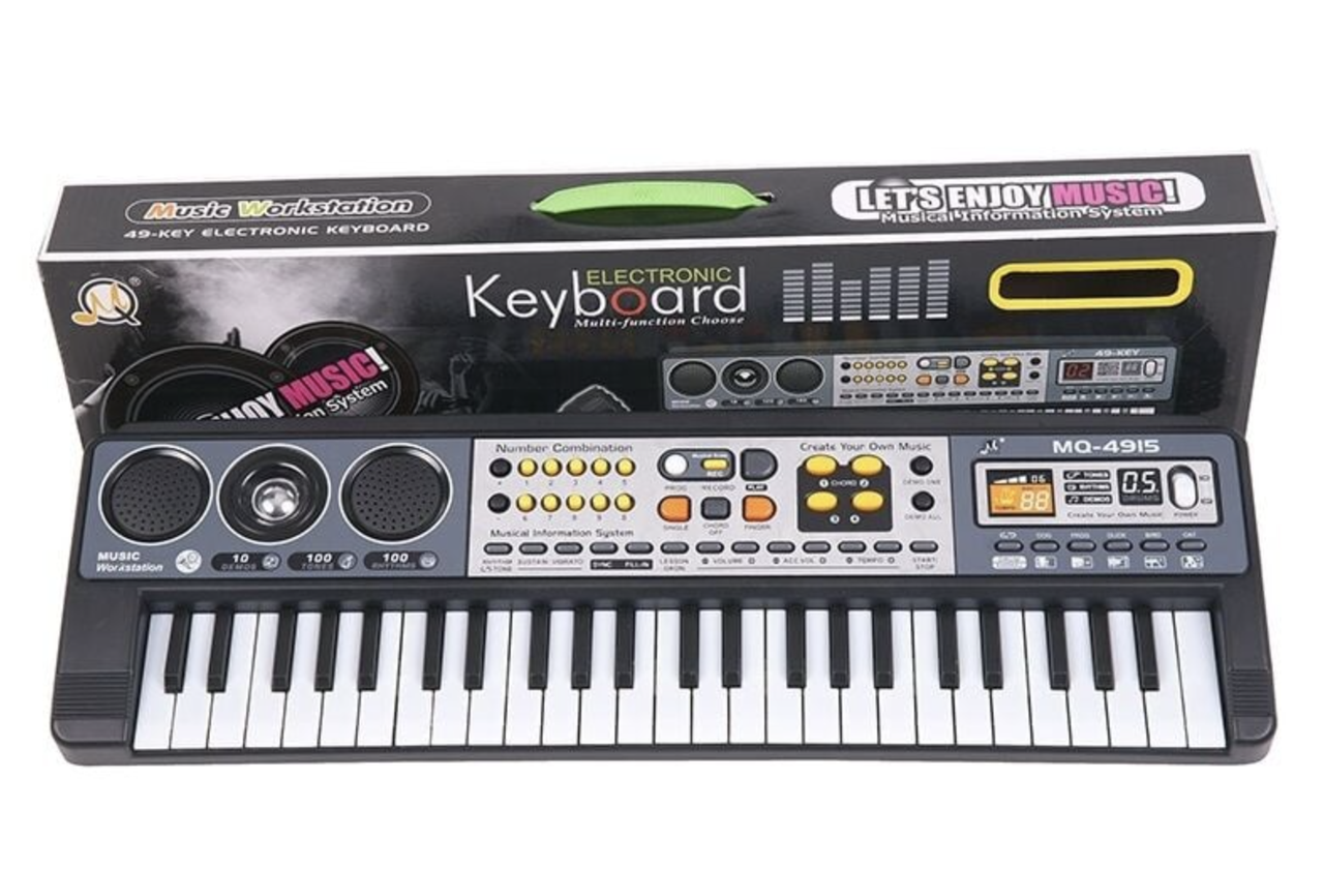 Синтезатор MQ 4915: Перша Музична Студія для Юного Таланту (з Мікрофоном)!, фото 1