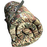 Матрац для розкладачки НАТО 690×1970мм. Матрац топер 50мм водостійкий, скручується. Мультикам, фото 4