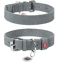 COLLAR WAUDOG Classic S Нашийник для собак Сірий 36 см