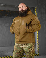 Тактическая мужская армейская куртка софтшел койот, военнавя куртка демисезонная soft shell для зсу fd915