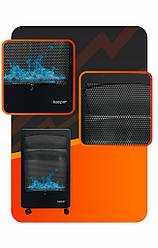 Газоелектричний обігрівач KASPAR x3800 BL 80 м² 5kW