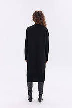 Тепла в'язана сукня "Вербена" (чорний, червоний), фото 3