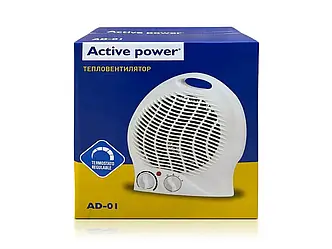 Тепловентилятор/калорифер/дуйка 2000Вт 220В 2рег Active Power AD-01 8шт 6173