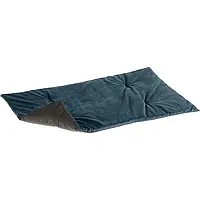 FERPLAST Baron Blanket Двостороння підстилка для котів та собак 80 x 50 см Сіро-синій