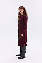 Тепла в'язана сукня "Вербена" (бордовий), фото 5