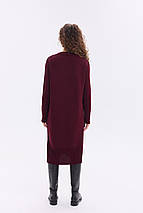 Тепла в'язана сукня "Вербена" (бордовий), фото 4