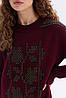 Тепла в'язана сукня "Вербена" (бордовий), фото 6