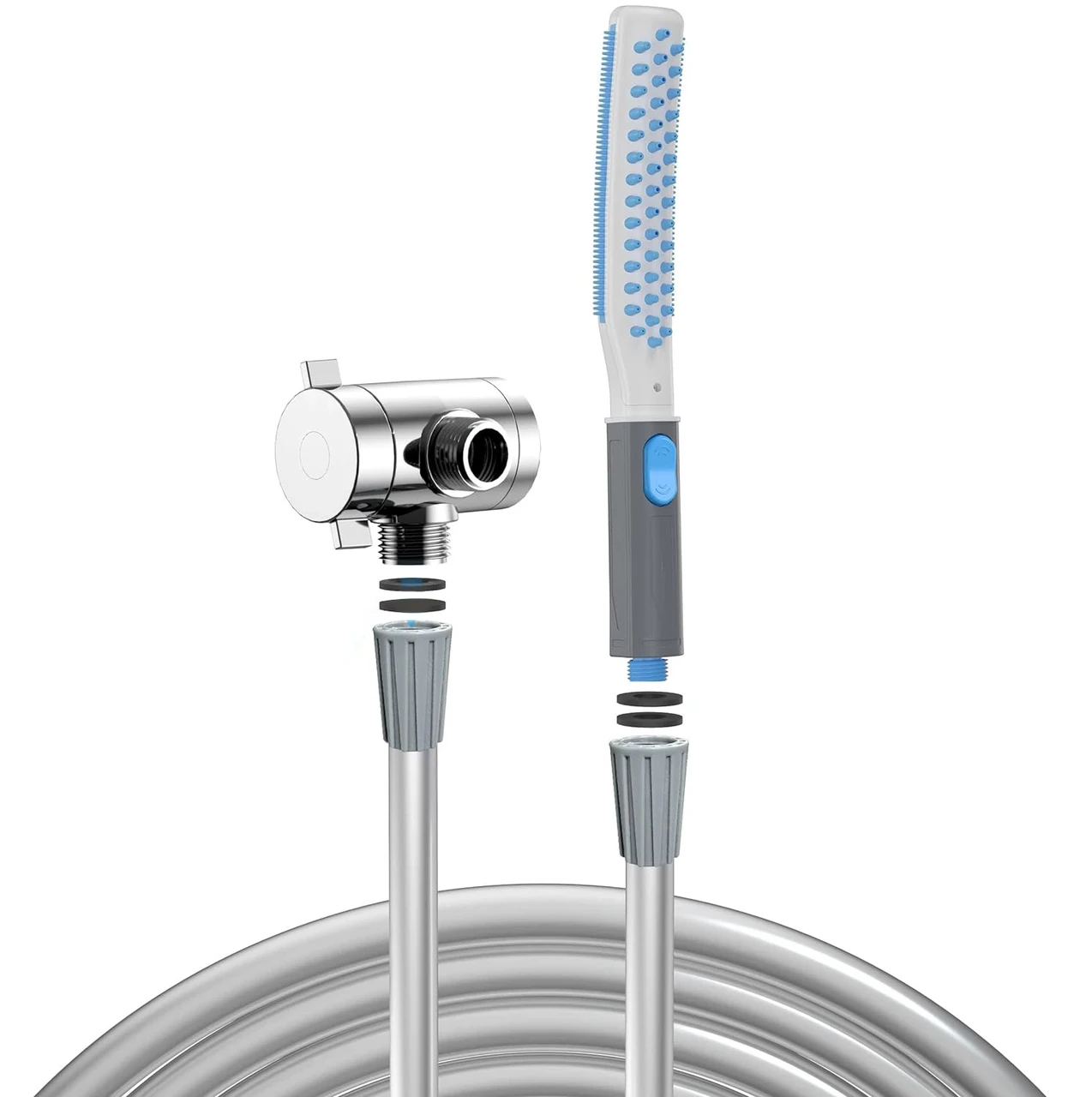 SHANDUS Professional Pet Shower Head Професійна душова насадка для собак Сіро-блакитний