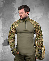 Тактична сорочка зсу хижак, літній армійський чоловічий убакс, військова бойова сорочка хижак fd915