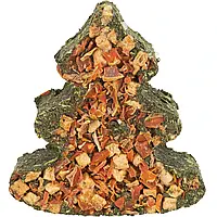 TRIXIE Ласощі для гризунів Різдвяне дерево з морквою та квітами 90 г