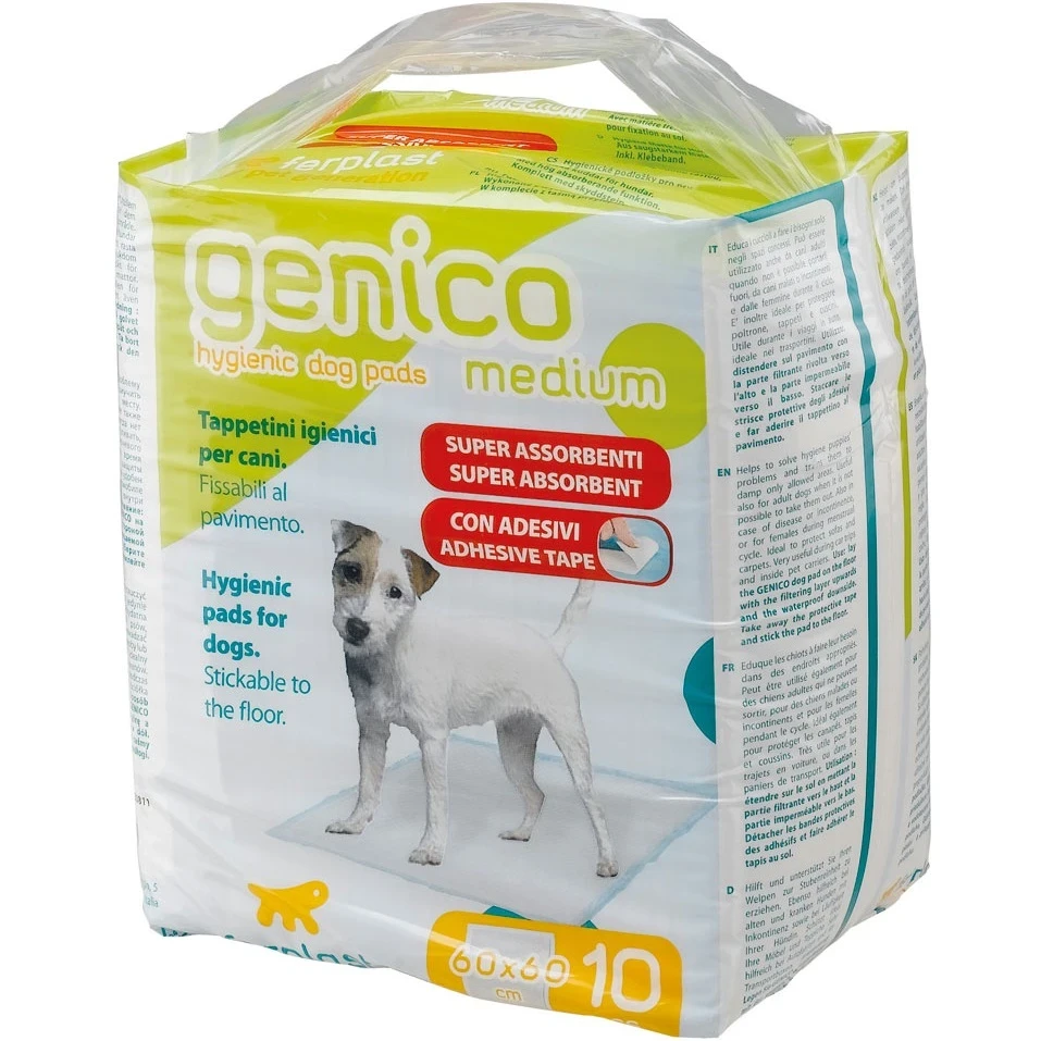 FERPLAST Genico Medium Пелюшки для собак з клейкими краями 10 см
