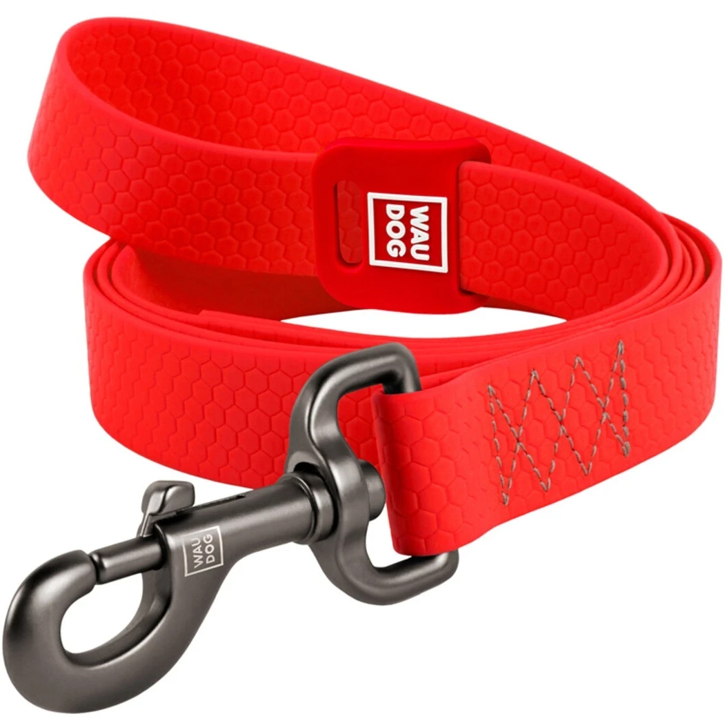 COLLAR WAUDOG Waterproof S Водостійкий повідець для собак Червоний 1,83 м