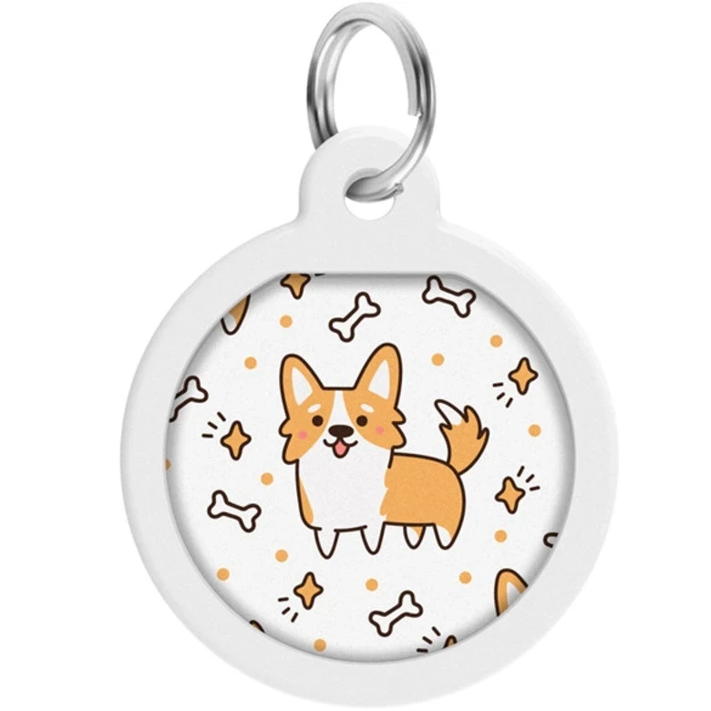 COLLAR Waudog Smart ID Адресник для тварин з QR паспортом "Коргі" S