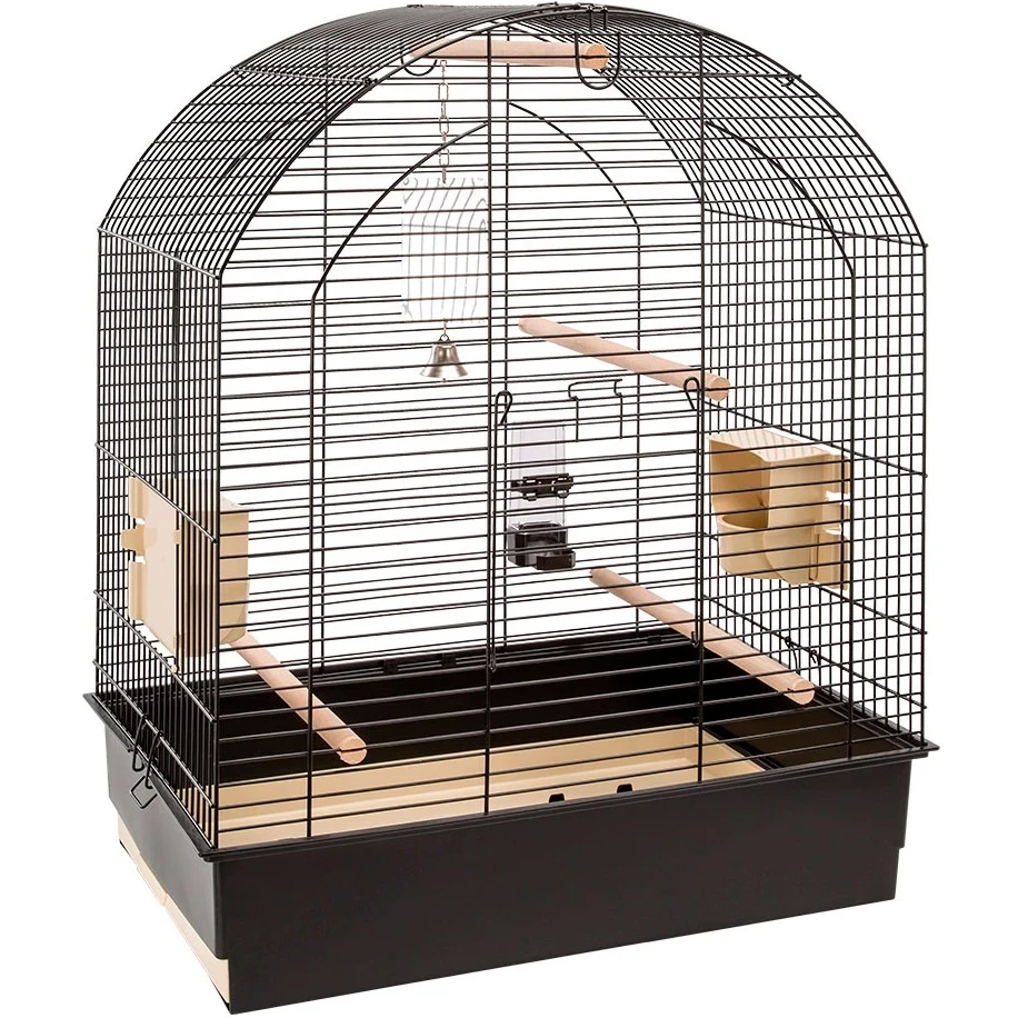 FERPLAST Greta Black Клітка для корел та хвилястих папуг 69,5 x 44,5 x 84 см
