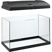 FERPLAST Capri 80 LED Акваріум зі світлодіодною лампою, внутрішнім фільтром та нагрівачем 100 л Чорний