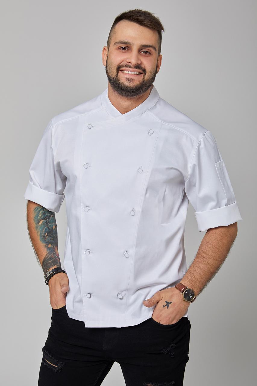 Кітель Кухарський Чоловічий Білий Шеф 52 р.