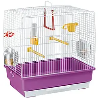 FERPLAST Rekord 2 White Клітка для канарок та маленьких екзотичних птахів 39 х 25 х 41 см