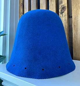 Шапка для бані та сауни Хуст (синя)