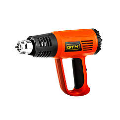 Термоповітродувка GTM HG2000E, 2000 Вт, 80–600 °C, 3 режими, кейс