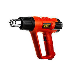 Термоповітродувка HG2000EM, 2000 Вт, 50–600°C, LCD, 300/500 л/хв GTM