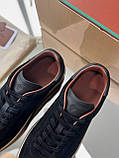 Кросівки чоловічі Loro Piana Tennis Walk Sneaker чорний колір замша якість преміум, фото 9