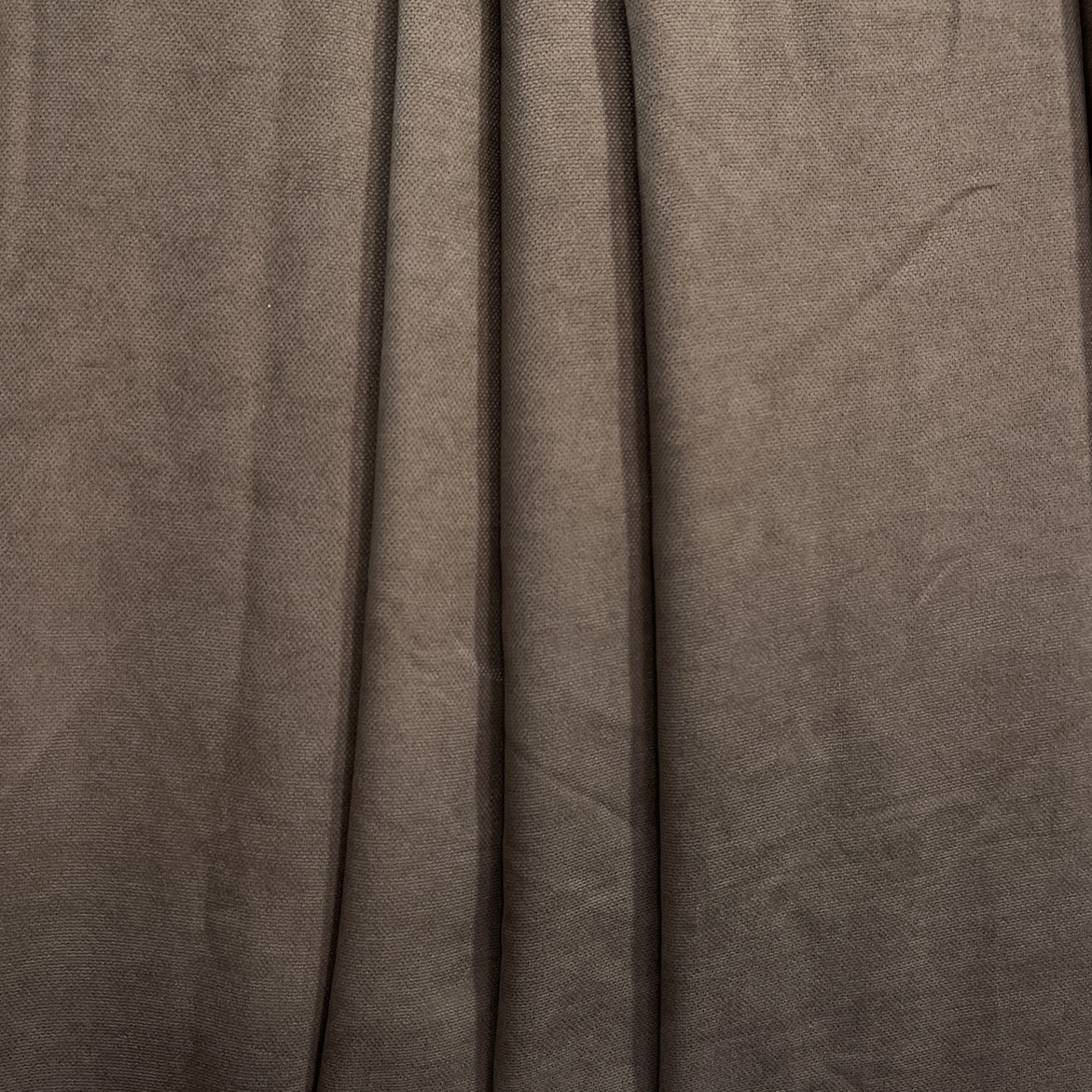 Шторна тканина мікровелюр на метраж, колір кавовий, висота 3м (Petek-193), фото 1