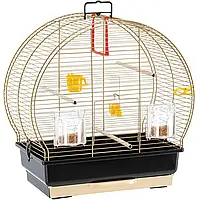 FERPLAST Luna 2 Antique Brass Клітка для канарок та дрібних екзотичних птахів 44,5 х 25 х 45,5 см