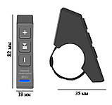 Бездротовий Bluetooth пульт дистанційного керування дзвінками музикою на кермо мотоцикла, фото 4